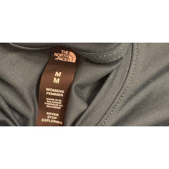 The North Face Women's Forest Green Boxy Short Sleeve T-Shirt Sz M Soft - Picture 3 of 5